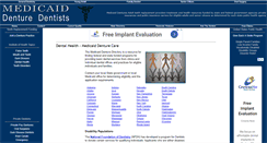 Desktop Screenshot of medicaiddenture.com